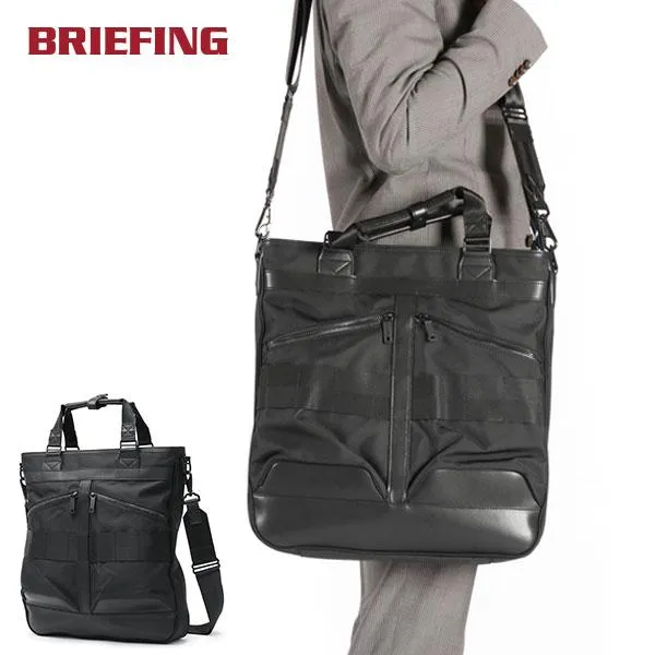 最大58%★6/1迄 日本正規品 ブリーフィング トートバッグ メンズ 大きめ BRIEFING ビジネス ブランド 2WAY ショルダー BLACK LINE EAGLE COMP BRA233T54