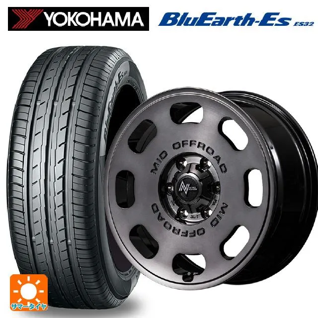 送料無料 サマータイヤホイール 4本セット 215/65R16 98H ヨコハマ ブルーアースEs ES32 エムアイディー ナイトロパワー D8 パ