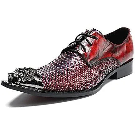 【並行輸入品】BnAnCuBuHu Men's Oxford Shoes Dress Casual Formal Classic Leather Pe