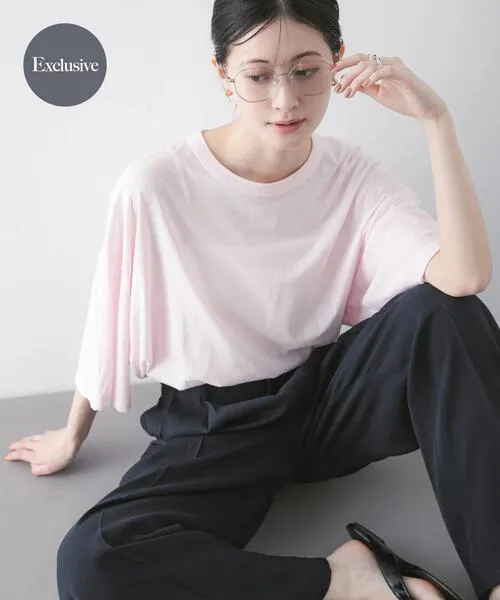 tシャツ 「別注」ATON×URBAN RESEARCH　WIDE SLEEVE T-SHIRTS レディース