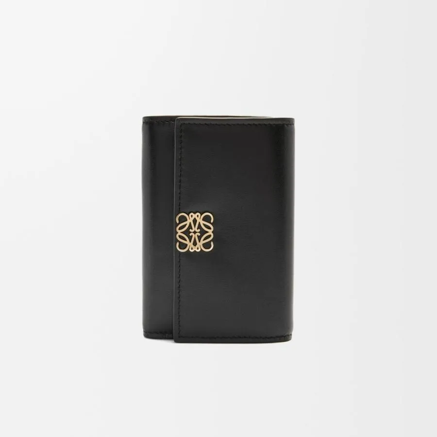 ロエベ LOEWE 2026春夏レディース パファー アナグラム バーティカル ウォレット 財布 スモール【ブラック 】【送料無料】【正規品】