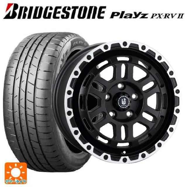 送料無料 サマータイヤホイール 4本セット 195/65R16 92V ブリヂストン プレイズ PX-RV2 正規品 阿部商会 ラ・ストラーダ ディス