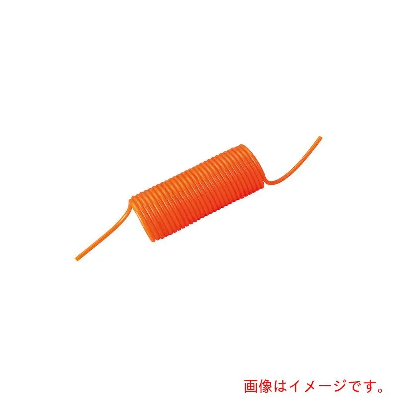 潤工社（Junkosha） 軟質ナイロンコイルチューブ ＡＴ１ １５Ｘ１２Ｘ７．５ Ｃタイプ 橙 【10個】 【品番：AT1-12-7.5C】