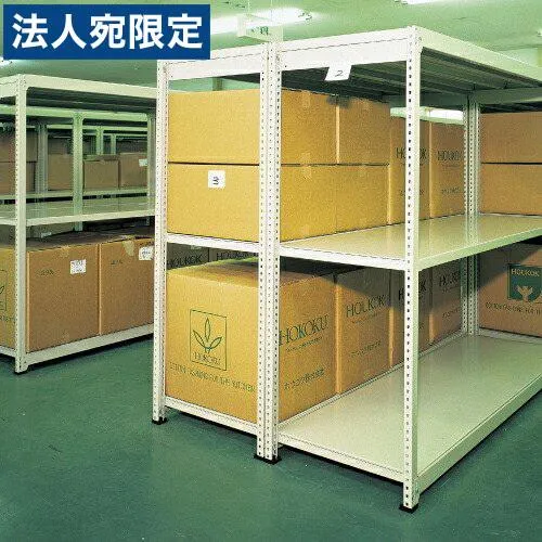 『代引不可』イチゴラック 天地共 4段 単立用 W860×D445×H1500mm 軽量ラック 150kg 『返品不可』『法人宛のみ送料無料(一部地域除く)』