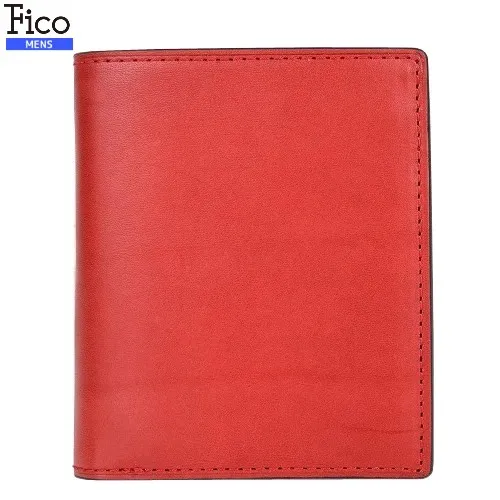 SALE59%OFF Fico フィーコ 本革 パオロ 中ベラ付 レザー 二つ折り財布 赤 23/3/2 090323