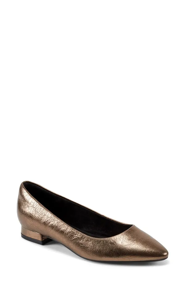 ロックポート レディース シューズ パンプス Rockportessa Pointed Toe Flat Bronze