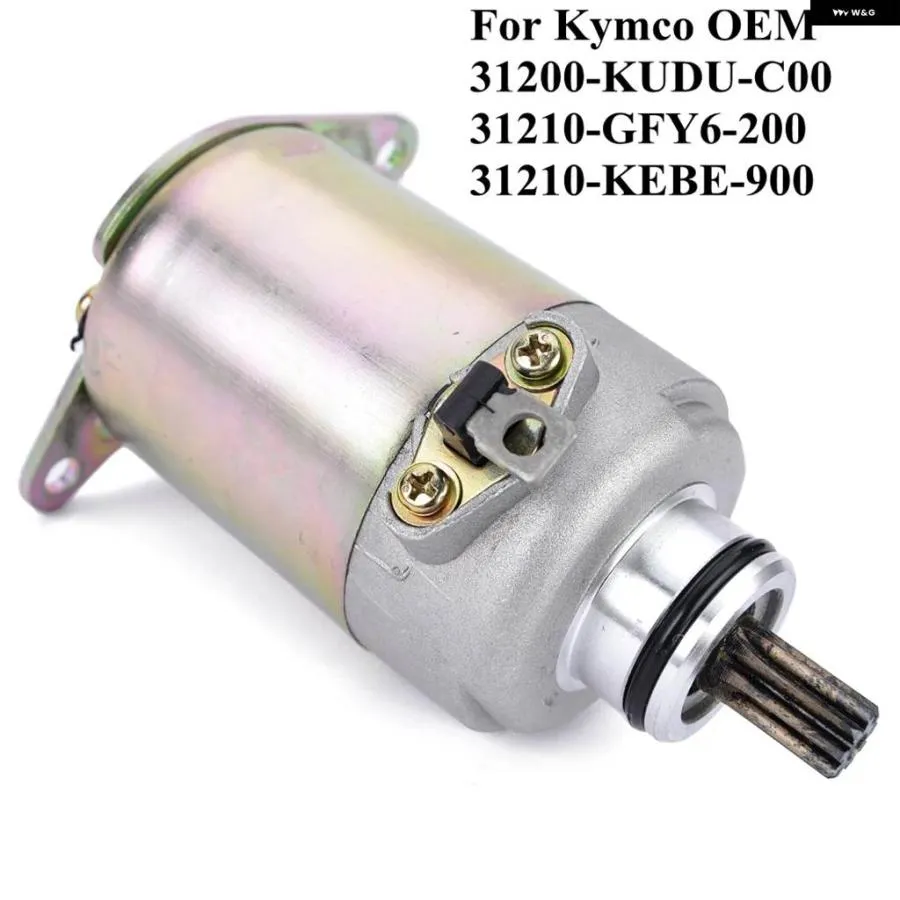 並行輸入品 バイク スターターモーター KYMCO SUPER AGILITY CITY 125 LIKE 125I LXMM C 4T 31200-KUDU-C00 31210-GFY6-200