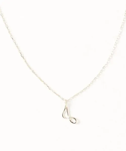 ネックレス K10ノートモチーフネックレス レディース