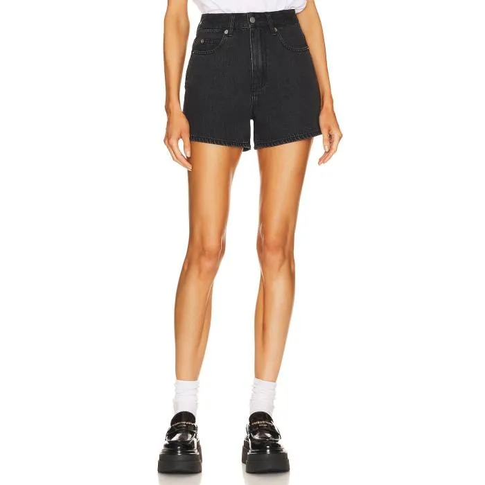 Dr. Denim 【 Nora Short Women Retro Black 】 レディース レトロ 黒色 ブラック