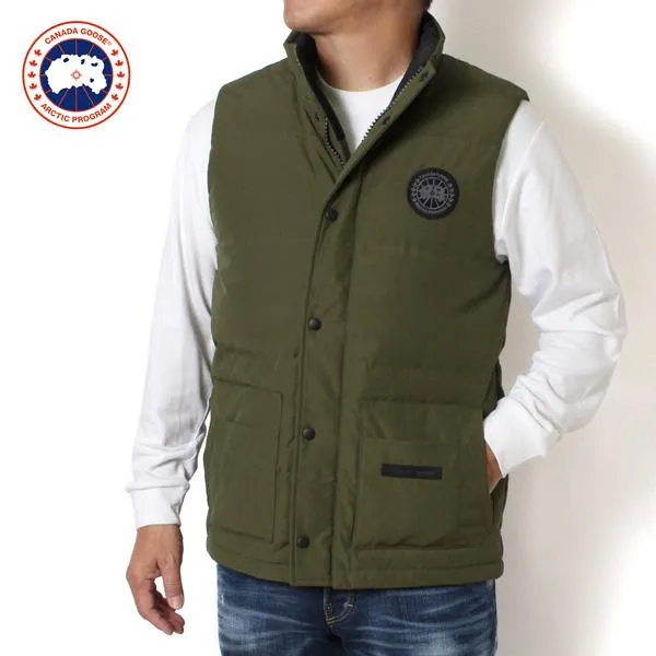 24AWモデル カナダグース CANADA GOOSE ブラックレーベル FREESTYLE CREW VEST フリースタイル ダウンベスト【MILITARY GREEN】 2054MB