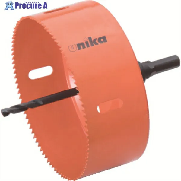 UNIKA ハイスホールソー ダウンライト用 100mm ストレートシャンク HSDL-100ST 1本 ▼195-1625