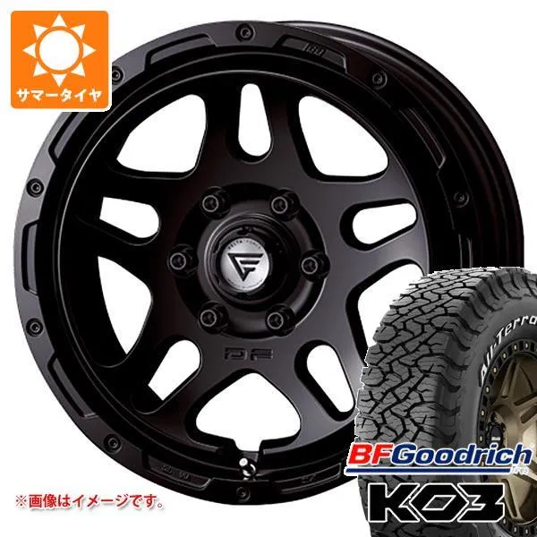 トヨタ ランドクルーザー250用 サマータイヤ BFグッドリッチ オールテレーンT/A KO3 LT265/65R18 ホワイトレター デルタフォース オーバーランダー 8.0-18