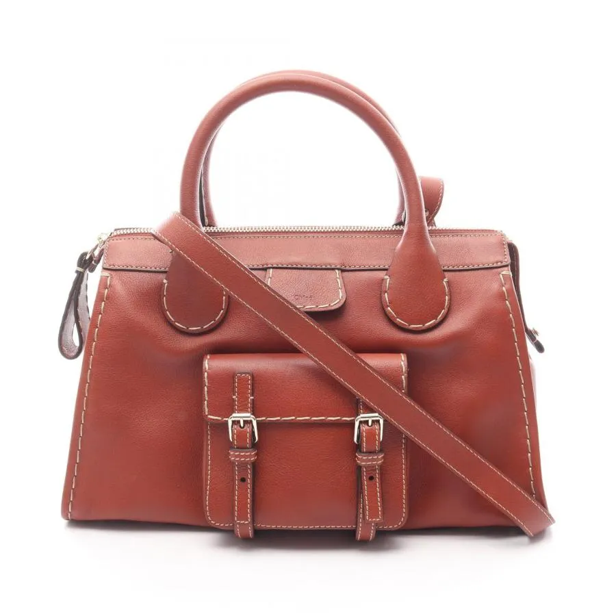 クロエ Chloe EDITH ハンドバッグ バッグ レザー ブラウン系 CHC21WS450F4327S