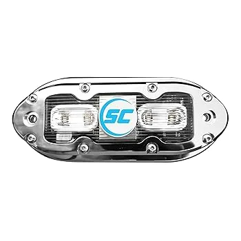 【中古】【未使用】SHADOW-CASTER BIMINI BLUE 4 LED UNDERWATER LIGHT W/6.1m