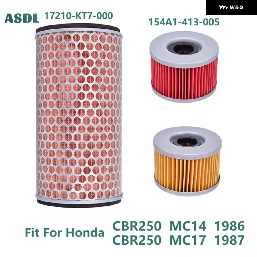 並行輸入品オートバイ バイク エア フィルター オイル フィルター ホンダ CBR250 MC14 1986 MC17 1987 17210-KT7-000 オートバイ バイク パーツ
