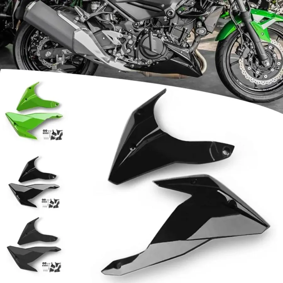並行輸入品 カワサキZ 400 2018-22 2023バイクそ保護 エンジンアンダースポイラーサイドカバー フェアリングパネル