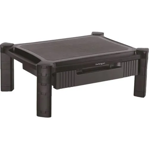 StarTech パソコンモニター台/32インチモニター/引出し付き/耐荷重10kg/机上 卓上 デスクトップ ディスプレイ スタンド MONSTADJD オフィス 住設用品 代引不可