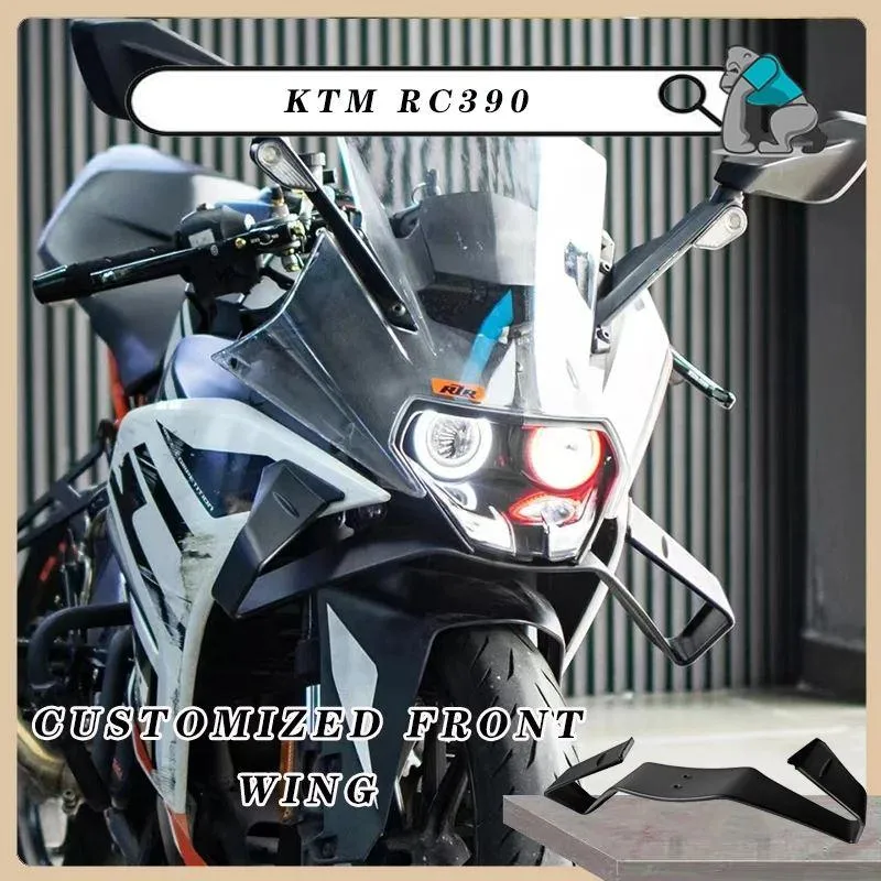 並行輸入品 バイク 二輪フロントフェアリング abs素材 カスタムメイド ktm rc390 2014-2020モデル