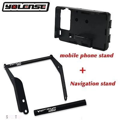 互換品 カワサキ 12MM/22MM バイク GPS/スマートフォン ナビゲーション GPS プレート ブラケット アダプト ホルダー ヴェルシス 1000 ヴェルシス 1000 2