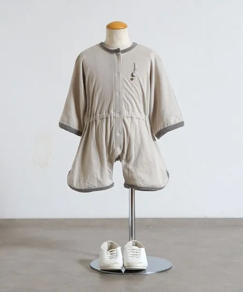 ベビー服 ロンパース 「Hommage de NAOMI ITO」フェザーロンパース 70-80・80-90cm