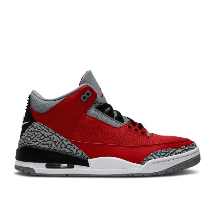 ナイキ エアジョーダン Air Jordan 【 Jordan 3 Retro Se Unite Sample Men Fire Red/Fire Red/Cement Grey/Black 】 レトロ メンズ ファイア Red 赤・レッド 灰色・シメント 灰色 グレー 黒色 ブラック