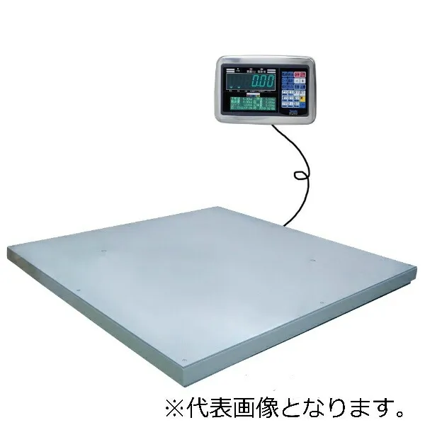 大和製衡 薄型デジタル台はかり 8区 ( EDI-561+PL-MLC9/1200ｘ1200ｍｍ/2000kg-8 )
