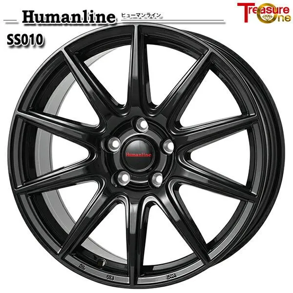 オールシーズンタイヤ ホイールセット 215/50R17インチ 5H100 ヒューマンライン SS010 BK ハンコック キナジー 4S2 H750