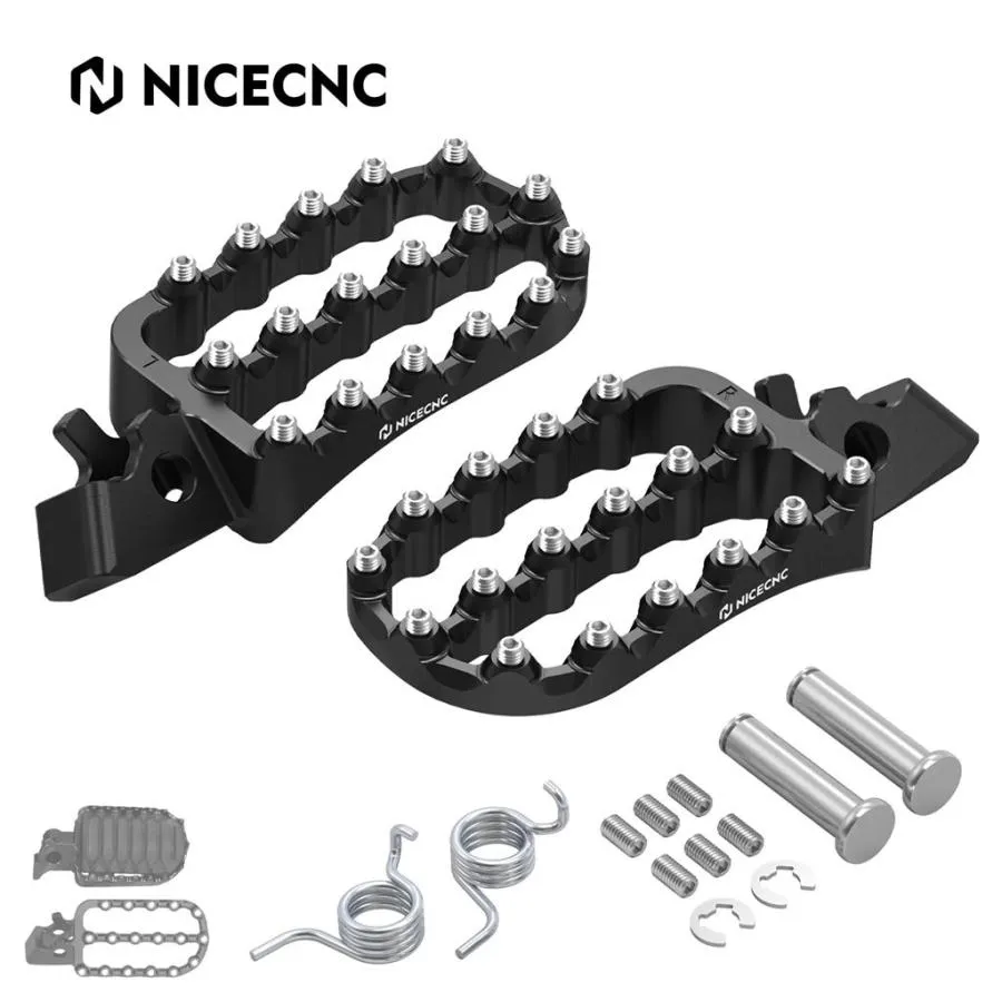 並行輸入品 NICECNC バイク大型フットレストフットペグ ホンダCRF1100Lアフリカツイン/アドベンチャースポーツ2020-2025用