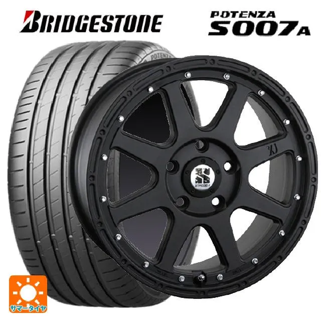 送料無料 サマータイヤホイールセット 235/45R18 98Y XL ブリヂストン ポテンザ S007A 正規品 エムエルジェイ エクストリームJ