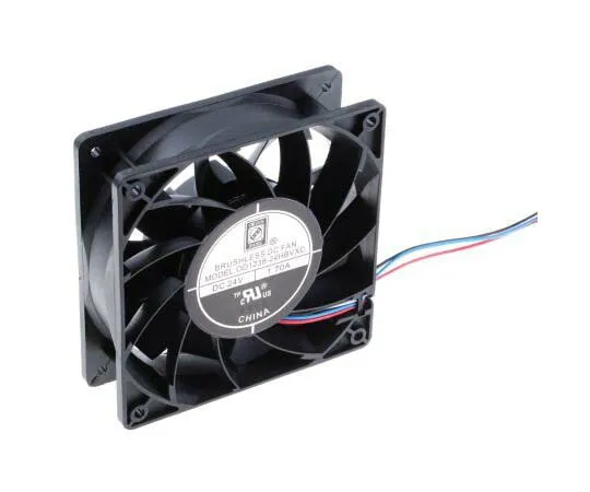 RS Pro 軸流ファン 電源電圧：24 V dc 120 x 120 x 38mm DC （OD1238シリーズ） 角型 703-3473