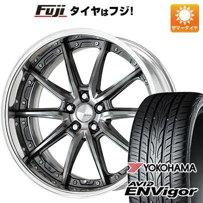 【新品国産車用 5穴114.3車】 夏タイヤ ホイール4本セット 245/45R19 ヨコハマ エイビッド エンビガーS321 ワーク ランベック LS10 19インチ