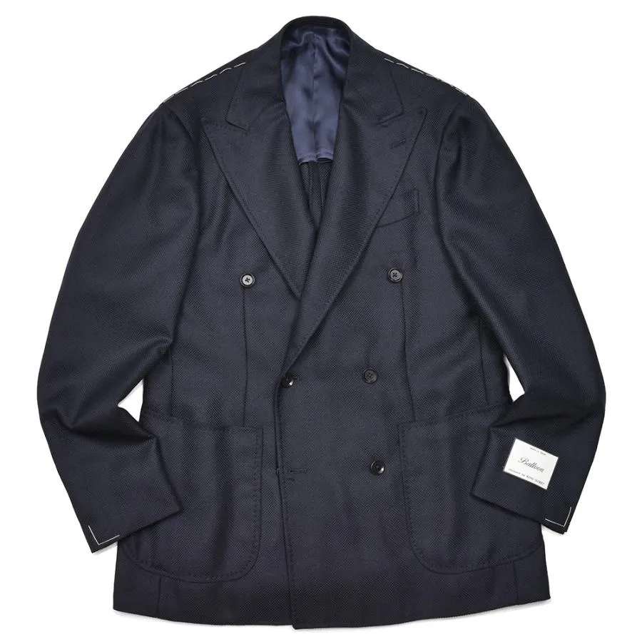 RING JACKET リングヂャケット Balloon バルーン ウール ホップサック ダブル6Bジャケット NO-304F