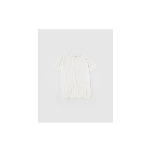 ふるさと納税 服 女 山梨県 市川三郷町 レディス　シルクインナー　ボートネック　七分袖（Mサイズ）ナチュラル 5839-9690 ナチュラル
