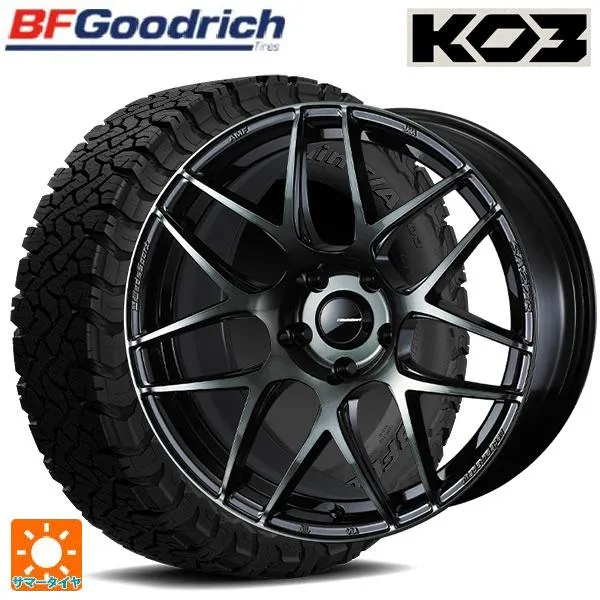 トヨタ ハリアー(80系)用 225/65R17 107/103S BFグッドリッチ オールテレーン TA KO3 ブラックレター 正規品 ウェッズス