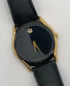 【送料無料】腕時計 アメリカウォッチバッテリー1990s movado 87e28602 american classic museum watchfresh battery runs great