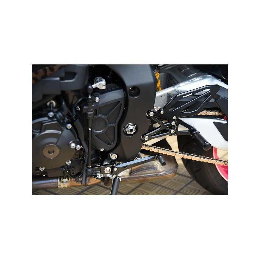 ウッドストック バックステップキット 5POS ブラック MT-10 WBS-Y14-BB