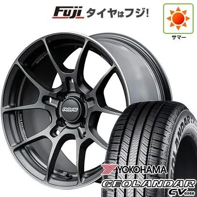 【新品】ライズ/ロッキー（ガソリン） 夏タイヤ ホイール4本セット 195/65R16 ヨコハマ ジオランダー CV G058 RAYS レイズ ボルクレーシング G025 16インチ