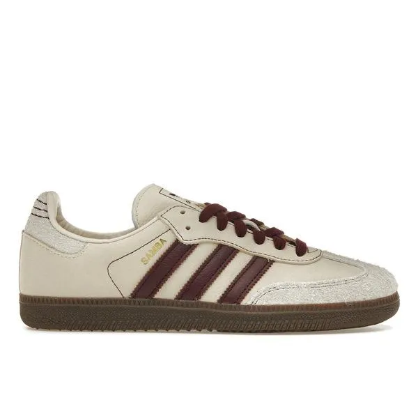adidas アディダス レディース スニーカー adidas Samba OG Wonder White Maroon (Women's) 【サイズ US_W_14 】