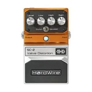 DigiTech Hardwire Series SC-2 Valve Distortion Guitar Effects Pedal