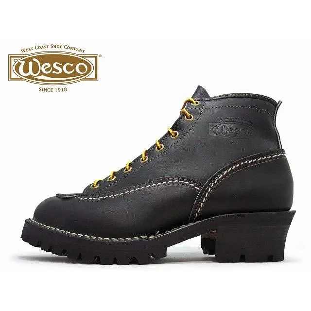 ウエスコ ジョブマスター Wesco JOBMASTER 6インチ 106100 ブラック ブラックソール