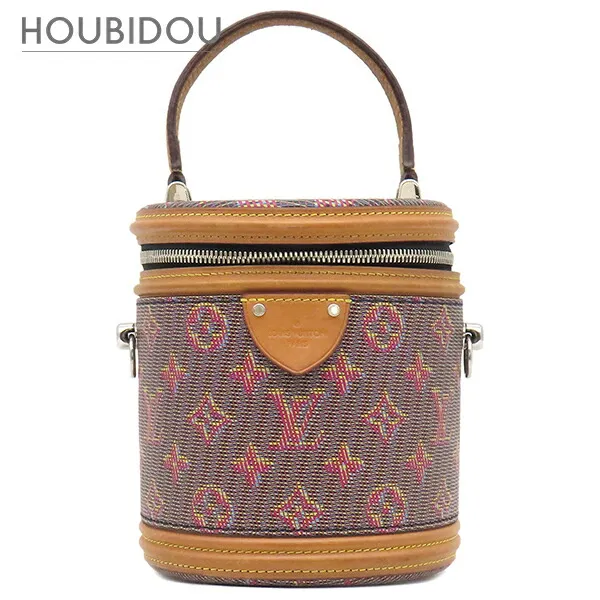 ＼最大5万円割引クーポン 数量限定／ ルイヴィトン LOUIS VUITTON 2WAYバッグ LVポップ カンヌ モノグラムキャンバス モノグラムLVポップキャンバス ブラウン×ピンク シルバー金具 ヴァニティ ネオン モノグラム ダミエ M55457 FL3159【中古】