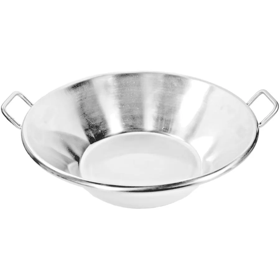 【並行輸入品】Ballington Cazo ステンレススチール ラージ シャロー 17インチ X4 X11 幅広 高耐久 Caso Freir