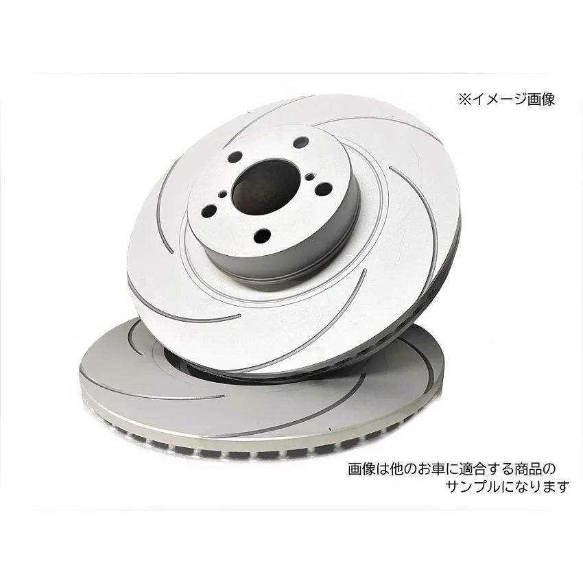 フロント 6本カーブスリット加工 ブレーキローター シボレー カマロ 3.4 CF43F/CF43FK フロント左右セット 品番：PD1816250SカーブSL6