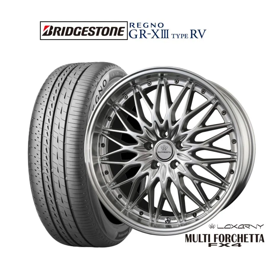 サマータイヤ ホイール4本セット BADX ロクサーニ マルチフォルケッタ FX4 ブリヂストン REGNO レグノ GR-XIII(GR-X3) TYPE RV 245/45R19