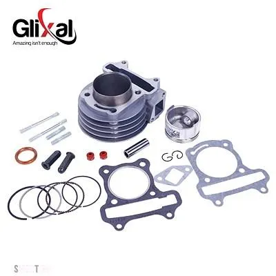 互換品 GY6 100CC スクーターエンジン 50 MMビッグボアシリンダーキットピストンキット 4T 139QMB 139QMA JONWAY ZNEN ROKETA 原付