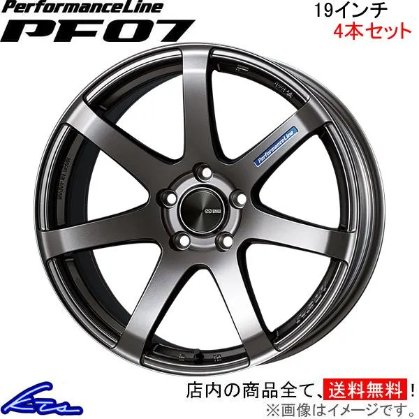 エンケイ パフォーマンスライン PF07 4本セット ホイール アコード【19×9.5J 5-114 INSET45】6AA-CV3 ENKEI PerformanceLine アルミ