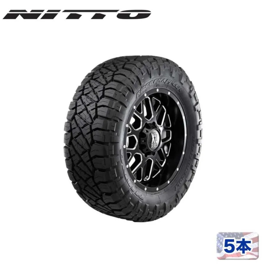 [NITTO TIRE(ニットータイヤ)正規品]20インチタイヤ 5本セット RIDGE GRAPPLER 265/50R20 MT M/T マッドテレーン 汎用/217780