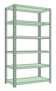 【法人様宛限定】サカエ NB-7626 ボルトレスラック中軽量型（１５０ｋｇ／段・６段タイプ）