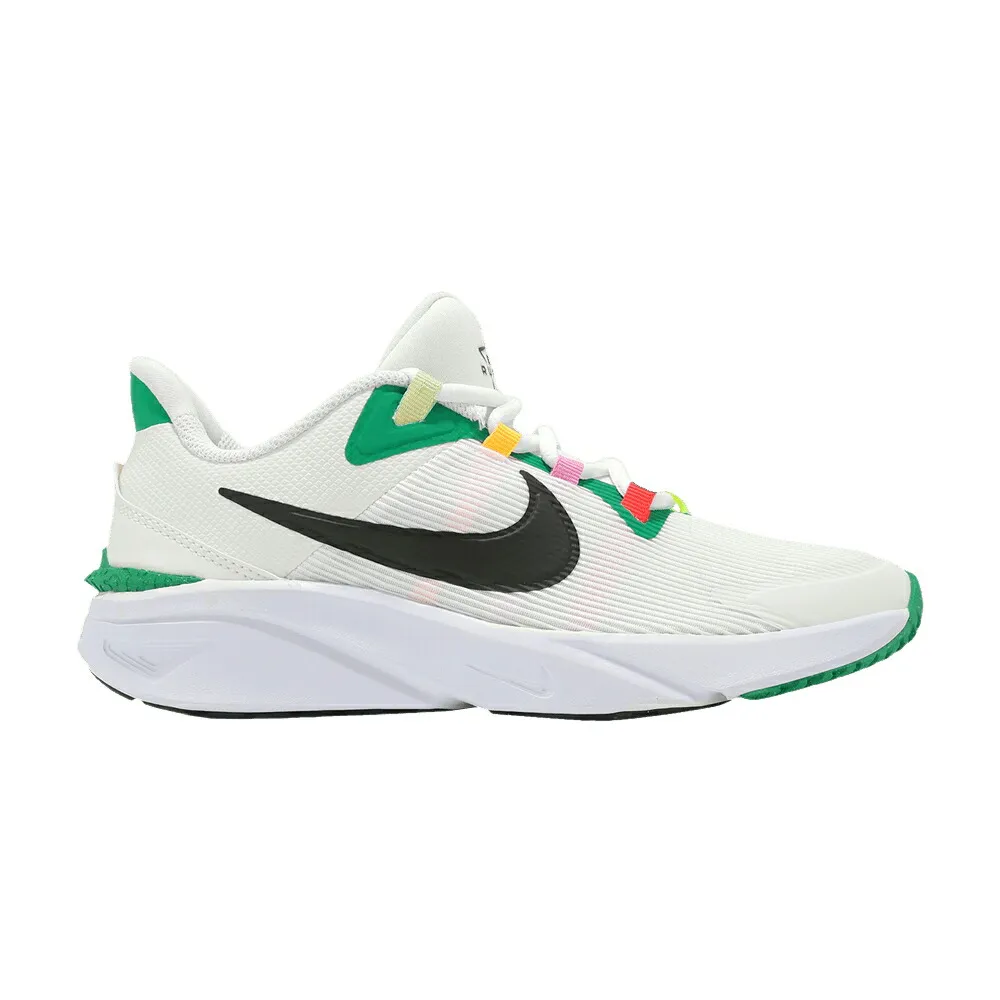 ナイキ 緑 グリーン WHITE BLACK ジュニア キッズ NIKE STAR RUNNER 4 NEXT NATURE GS GREEN / ベビー マタニティ スニーカー