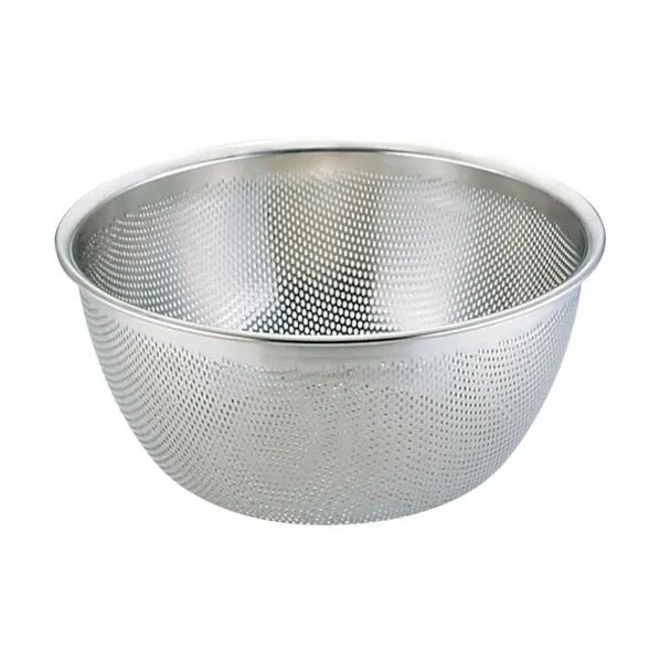 エムテートリマツ UK18-8HACCP対応パンチング深型ざる37．5cm 072319037 1個